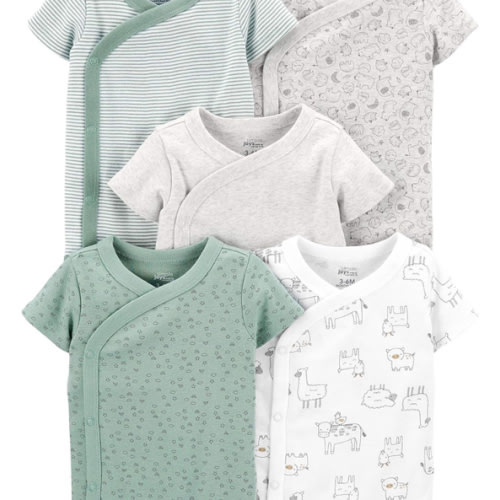 Simple Joys by Carter's unisex-baby 5-pack Side Snap Short-sleeve Bodysuit