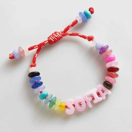 Wear Everywhere Waterproof Custom Bracelet - Light Multi/Pink