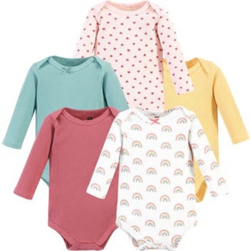 Thermal Long Sleeve Bodysuits, 0-3M
