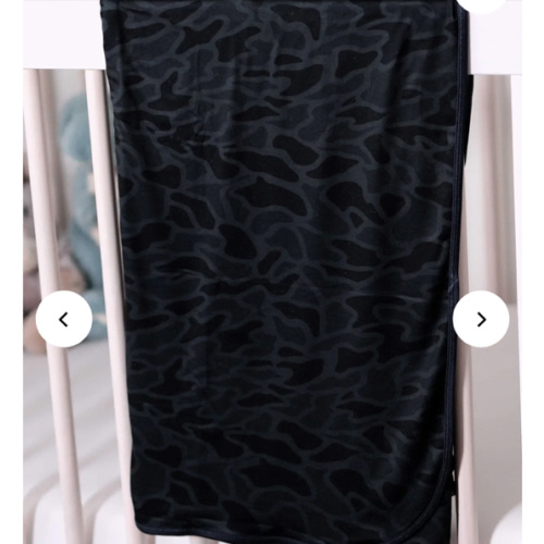 Baby Swaddle - Black Camo – BURLEBO