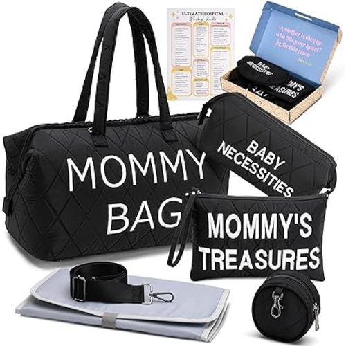 Beduma Home Mommy Bag for Hospital, Mommy Hospital Bag, Hospital Bags for Labor and Delivery, Hospital Bag Essentials