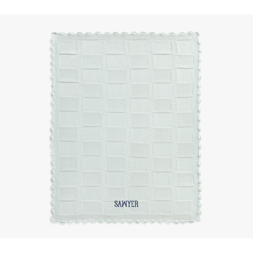 Cotton Knit Patchwork Organic Baby Blanket