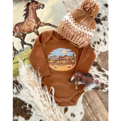 Cow Haulin' Onesie 6-12 months