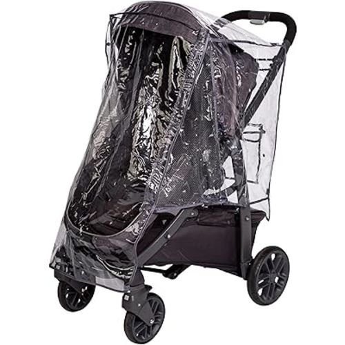 J.L. Childress Stroller Rain Cover - Universal Stroller Poncho - Stroller Accessory - Ventilated Baby Weather Shield and Protection Rain Cover