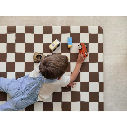 Little Bot Baby Play Mat (Ofie mat, Toffee Checkerboard + Road Nordic) – Little Bot Inc.