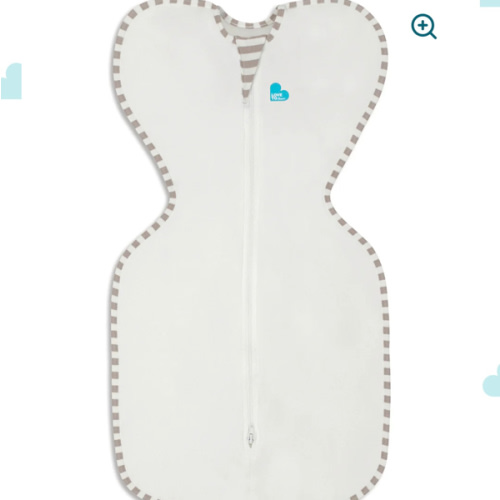 Swaddle Up™ 1.0 TOG Organic Cotton Cream | Small