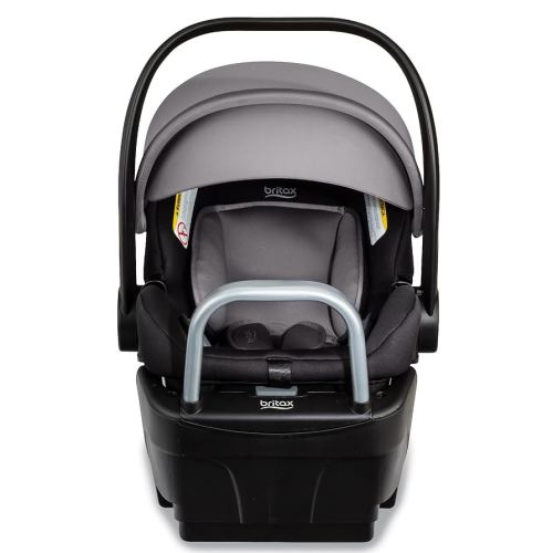 Britax Willow S Infant Car Seat with Alpine Base, ClickTight Technology, Rear Facing Car Seat with RightSize System, Graphite Onyx