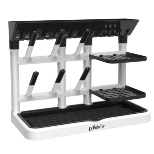 Dr. Brown’s™ Drying Tower, Stand-Up Drying Rack, Countertop Baby Bottle Drying with Organized Storage for Baby Essentials, 10 x 14 inches - Walmart.ca