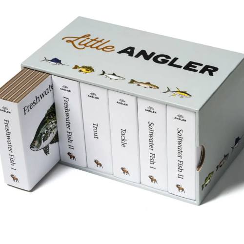 Little Angler Book Set | Kid fishing gift, Fishing theme nursery, Wooden fishing rod in case