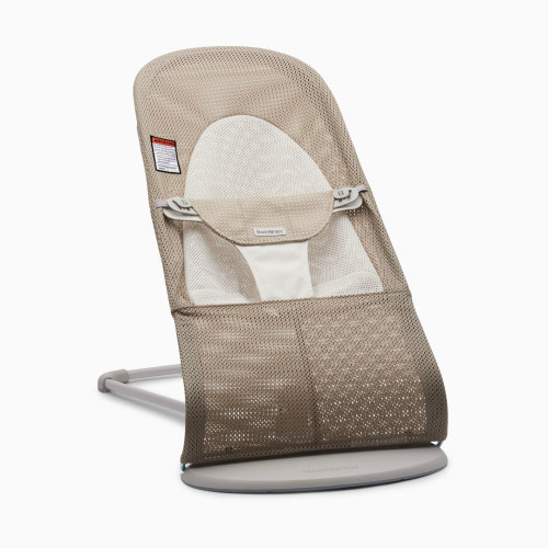 BabyBjörn Bouncer, Balance Soft, Tri-Fabric - Mesh/Gray Beige/White