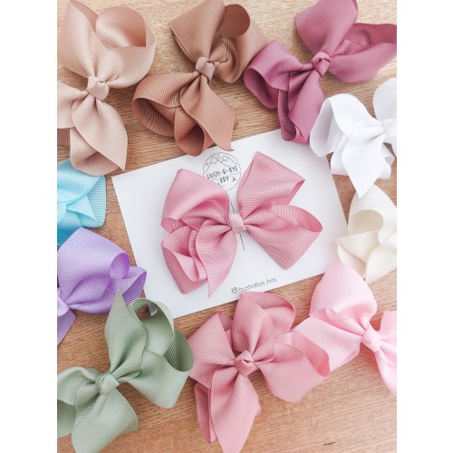 Girls Bows 4.5", Girls Hair Clips, Girls Big Bows, Large Bows, Occassion Bows, Toddler Bows, Pink Bows, Girls Hair Accessories, Wide Bows