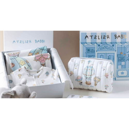 Diaper Pouch & Baby Organizer | 100% Cotton, Stylish & Practical