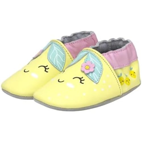 Robeez Baby Girls and Unisex Soft Soles Slip-Resistant Crib Shoes Slippers for Infant and Toddler, 0-24 Months