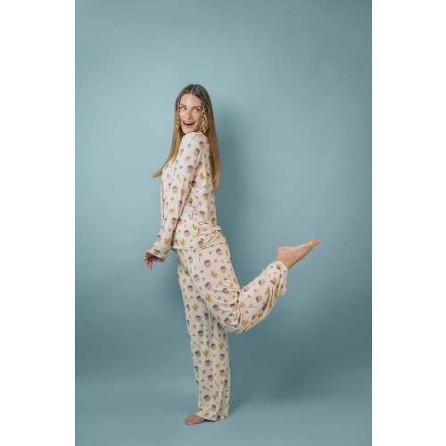 Womens PJ's Long Sleeve (Honey & Hive) – Snuggle & Slumber