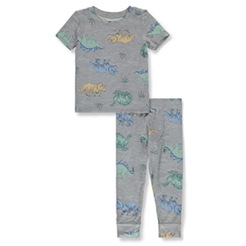 Poppy & Clay Baby Boys' Dinosaur Bamboo Pajamas Set