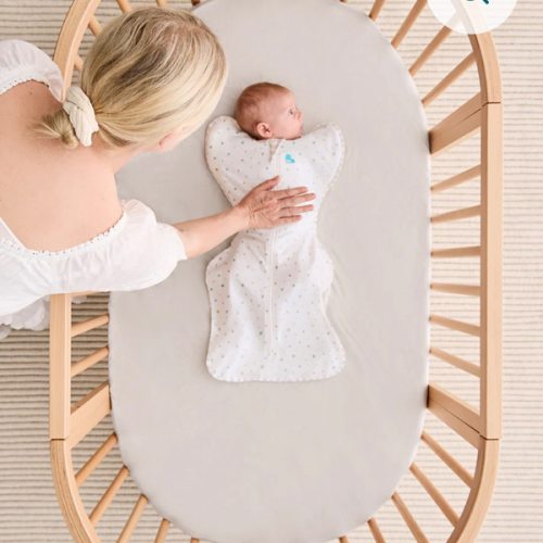 Swaddle Up™ 0.2 TOG Organic Cotton White Starlight