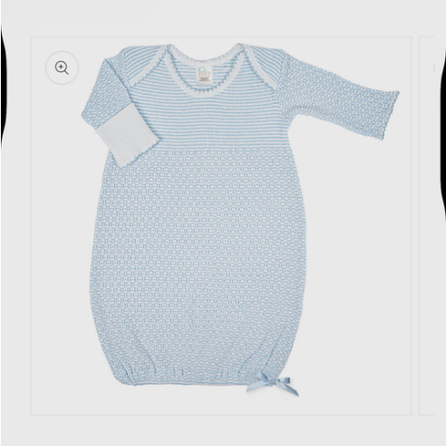 Paty Knit Solid Color Overlap Shoulder Gown