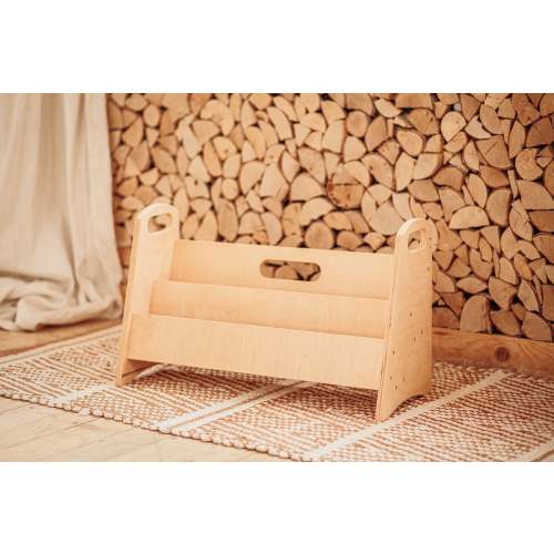 Small Montessori Wooden Bookcase for Toddlers – Woodandroom