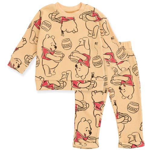 Disney Boys' Loungewear 2-Piece Sweatshirt and Pants Set for Baby & Kids