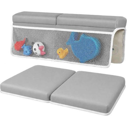 Baby Bath Kneeler and Elbow Rest Pad Set, 1.5-Inch Non-Slip Pads