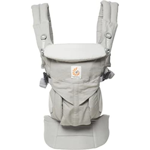 Ergobaby Omni 360 All-Position Baby Carrier for Newborn to Toddler with Lumbar Support (7-45 Pounds), Pearl Grey, One Size (Pack of 1)