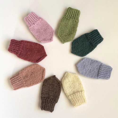 Hand Knit Alpaca Wool Baby Mittens: Newborn Winter Warmth