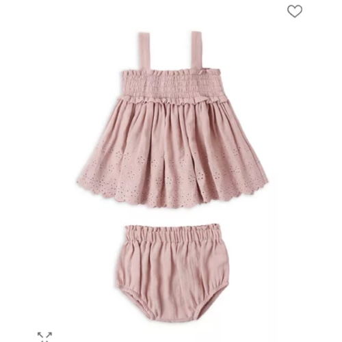 Girls' Mae Smocked Tank Top & Bloomers Set - Baby