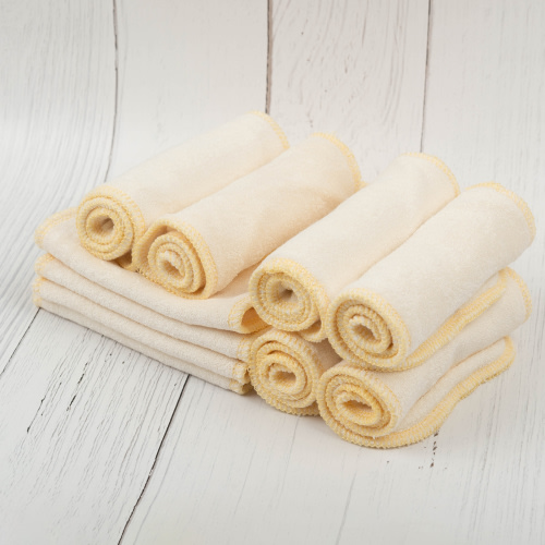 (Multi-packs) Snap 3-layer Bamboo Inserts for AI2 Diapers