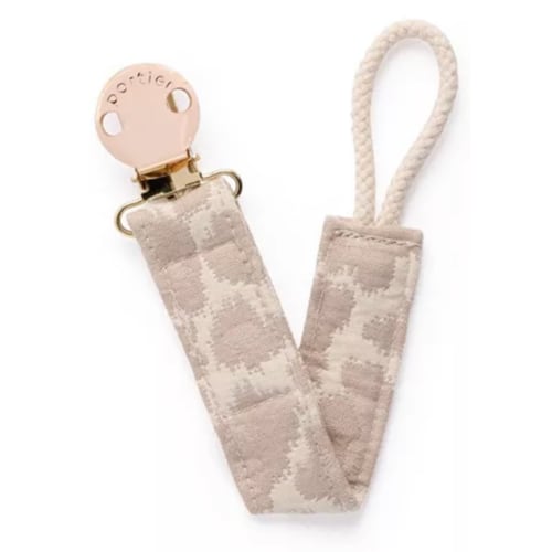 Portier Pacifier Clip - Desert Leopard