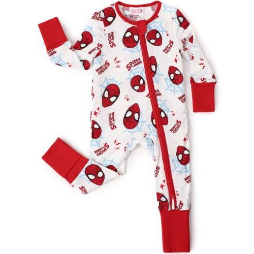 Disney Baby Viscose Made from Bamboo 2-Way Zipper Footie Outfit NB to Inf