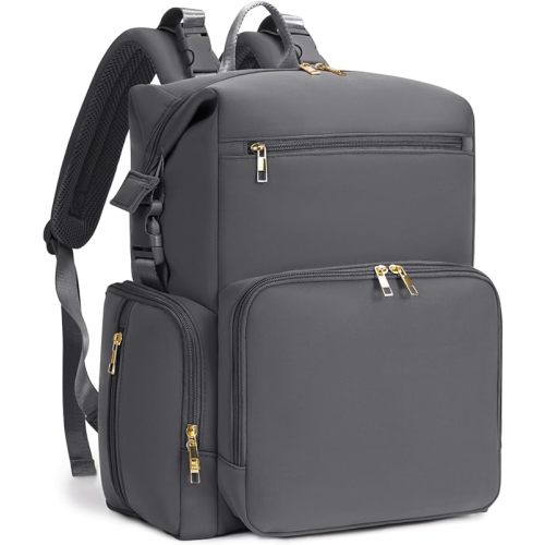 CEI-CEI Neoprene Diaper Bag Backpack Large Newborn Baby Maternity Bags Waterproof Travel Backpack for Mom Dad with Insulated Pockets,Changing Pad