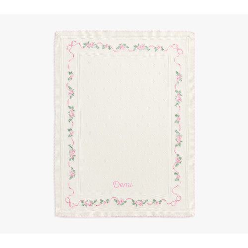 LoveShackFancy Hearts of Roses Knit Baby Gift Set