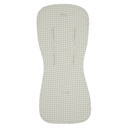 Vichy Blue Stroller Mat · Minicoton