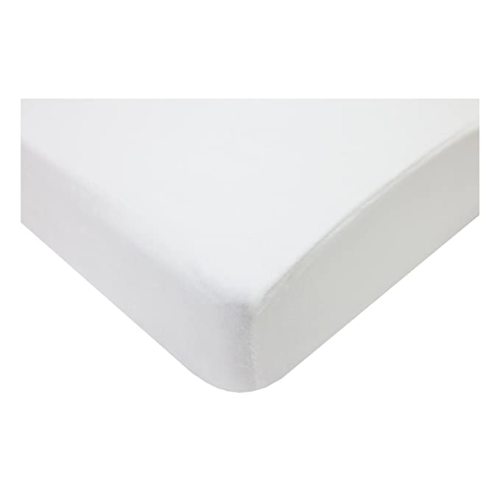 American Baby Company Heavenly Soft Chenille Fitted Crib Sheet 28" x 52", Warm and Cozy Neutral Chenille Sheet, White, for Boys and Girls, Fits Crib and Toddler Bed mattresses