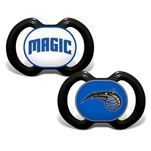 Baby Fanatic NBA Legacy Infant Pacifiers, 2 Pack