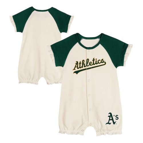 Athletics Infant Slide Run Raglan Coveralls - White