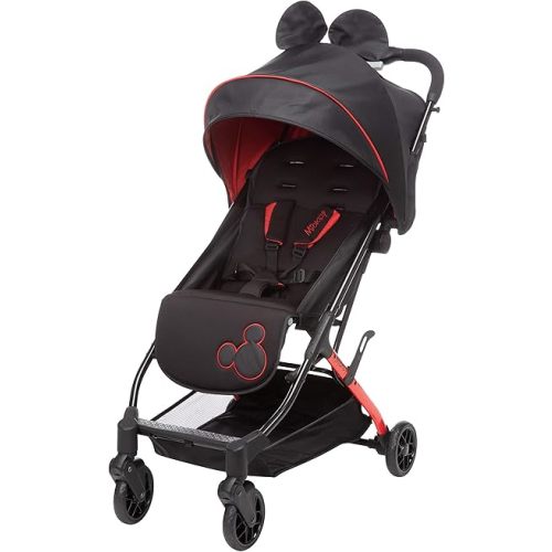 Disney Mickey Mouse Teeny Ultra Compact Stroller, Let's Go Mickey!, Black