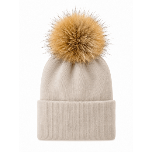 Baby's First Hat®, Sand Fur Pom – SpearmintLOVE