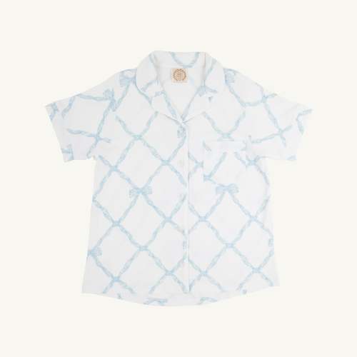 Let Me Lounge Short Sleeve Top (Women) - Buckhead Blue Belle
