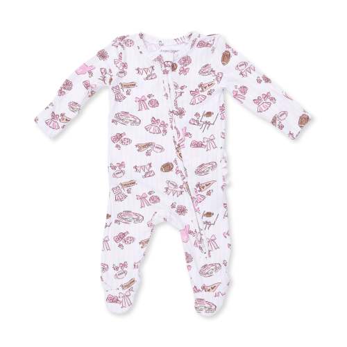 Football Cheer Nursery - 2 Way Ruffle Back Zipper Footie – Angel Dear