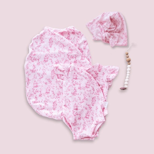 FLUTTER SLEEVE NEWBORN ESSENTIALS BUNDLE in Bamboo Cotton
