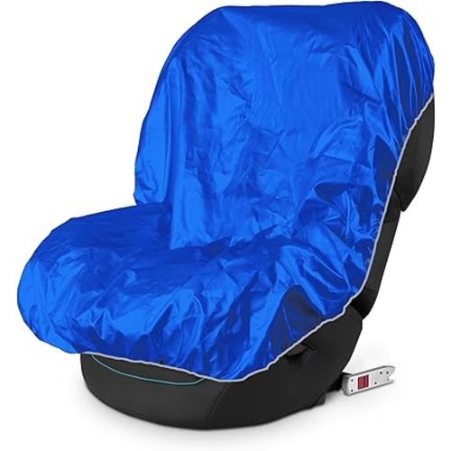 EcoNour Baby Car Seat Sun Shade Cover | UV Protection | Blue