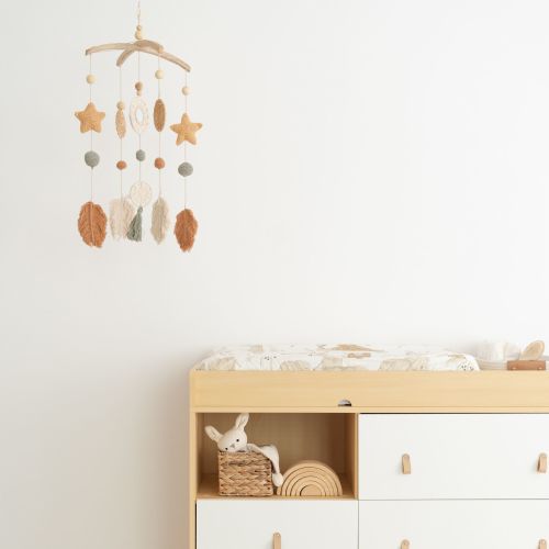 Willow Leaf Hanging Decoration for Nursery | Crane Baby