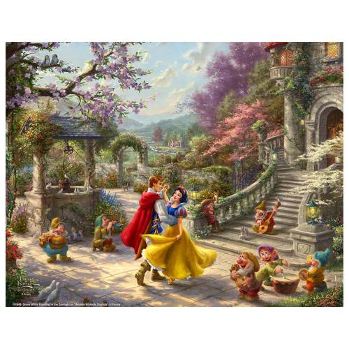 Disney Snow White Dancing in the Sunlight - Art Prints