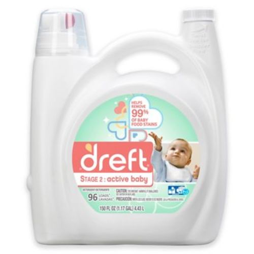 Dreft Stage 2: Active Baby 150 oz. HEC Liquid Detergent - CLEAR - 150 OZ