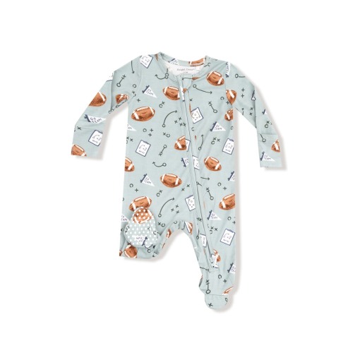 Touchdown Time Print Footie, Newborn
- Only 2 left