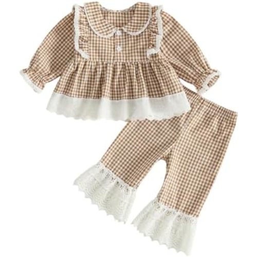 Toddler Baby Girl Clothes Little Girls Fall Outfits Winter 3pcs Pants Set