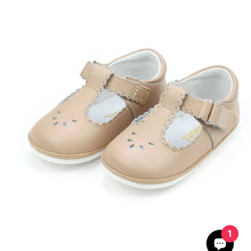 Dottie Scalloped T-Strap Shoes – Posh Tots Children's Boutique