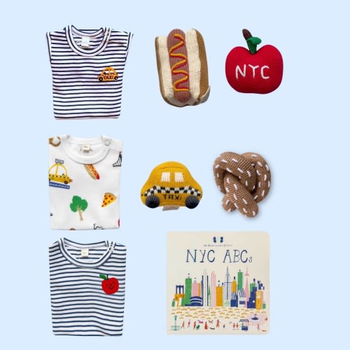 NYC Embroidered Gift Set