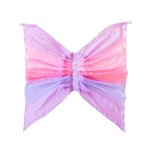 Sarah's Silks Blossom Fairy Wings | Butterfly Costume for Kids, Real Natural Silk Montessori Waldorf Toys Dress Up for Pretend Play | Hand Dyed Toy for Girls Ages 3-8